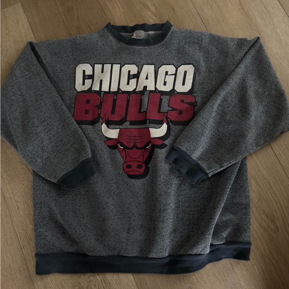 Vintage Chicago Bulls Grey Sweatshirt